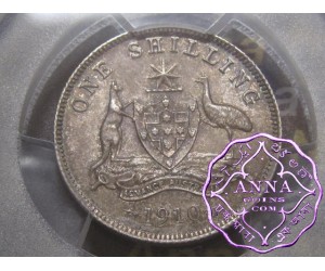 Australia 1910 Shilling PCGS MS62